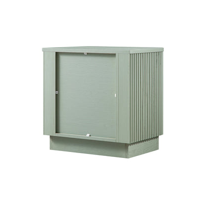 Table de chevet Maru à 1 tiroir, vert sauge