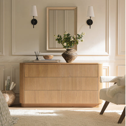 Commode Maru à 6 tiroirs, chêne