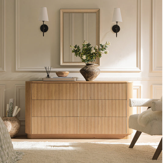 Commode Maru à 6 tiroirs, chêne