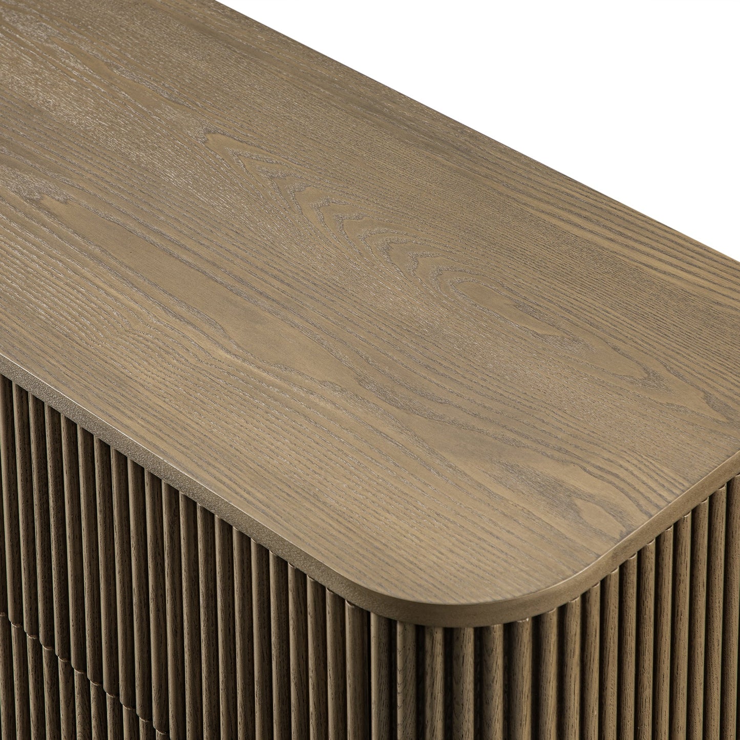 Commode Maru à 6 tiroirs, chêne argenté