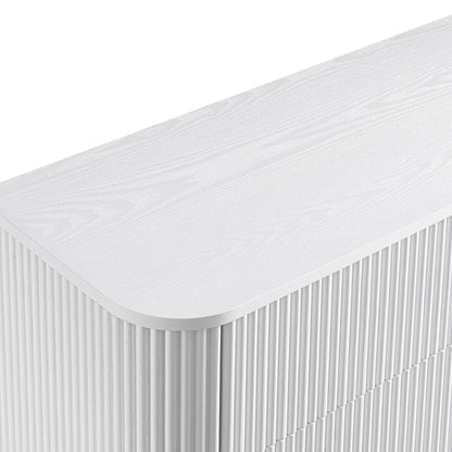 Commode Maru à 6 tiroirs, blanc délavé