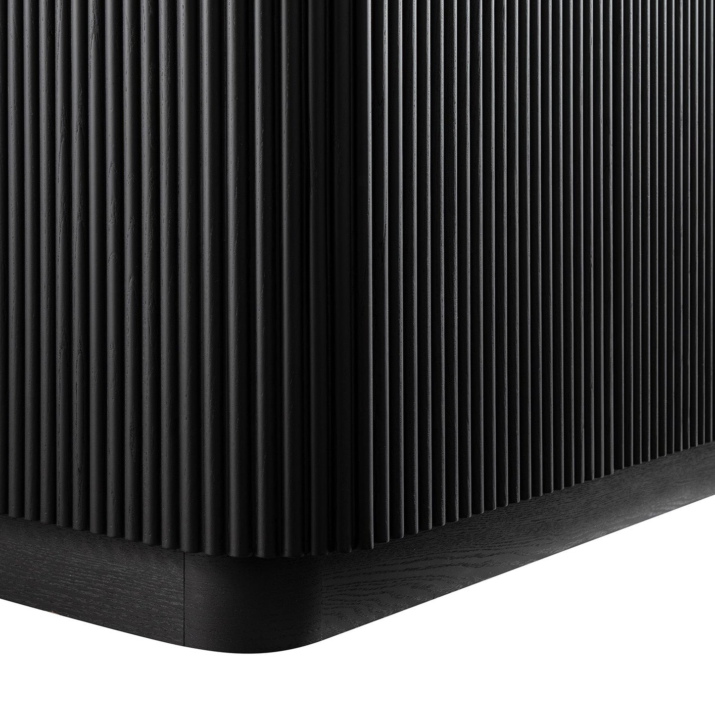 Grand buffet 4 portes Maru, noir