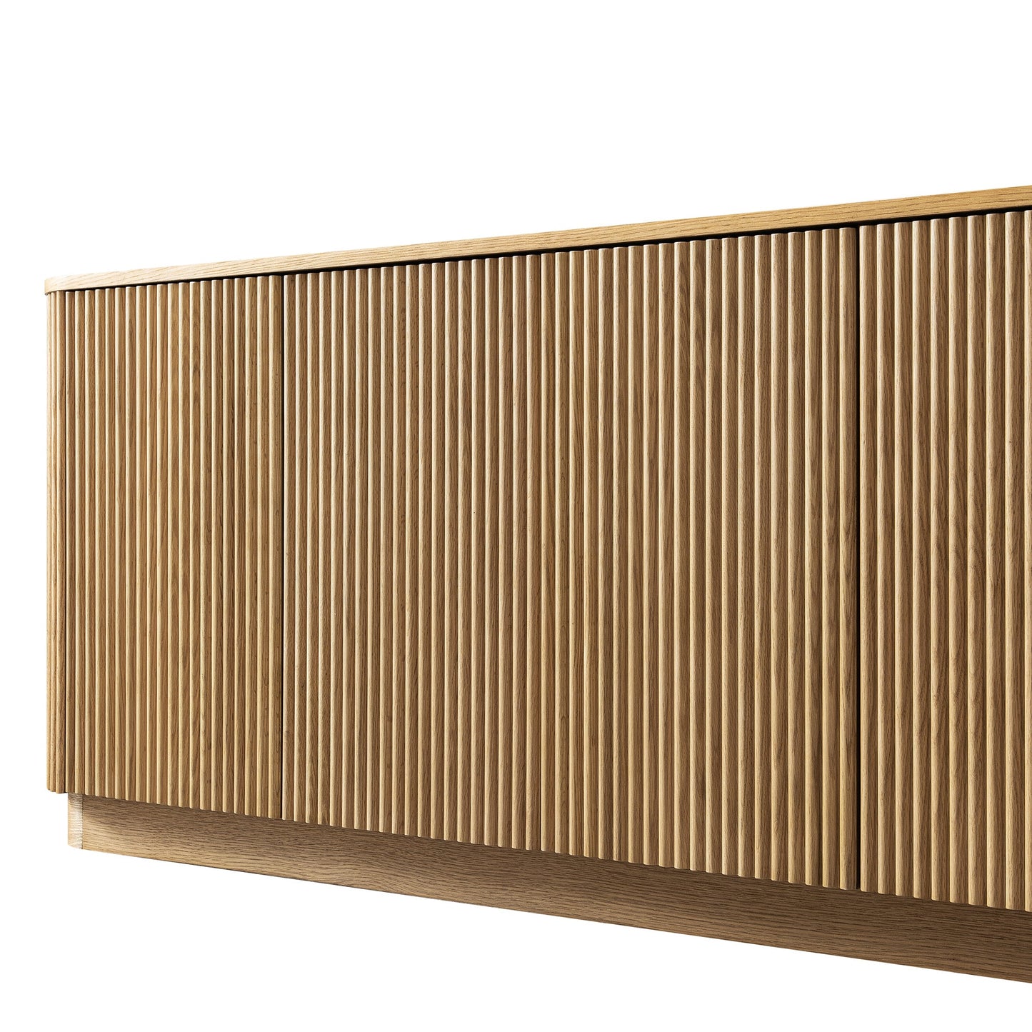 Grand buffet 4 portes Maru, chêne