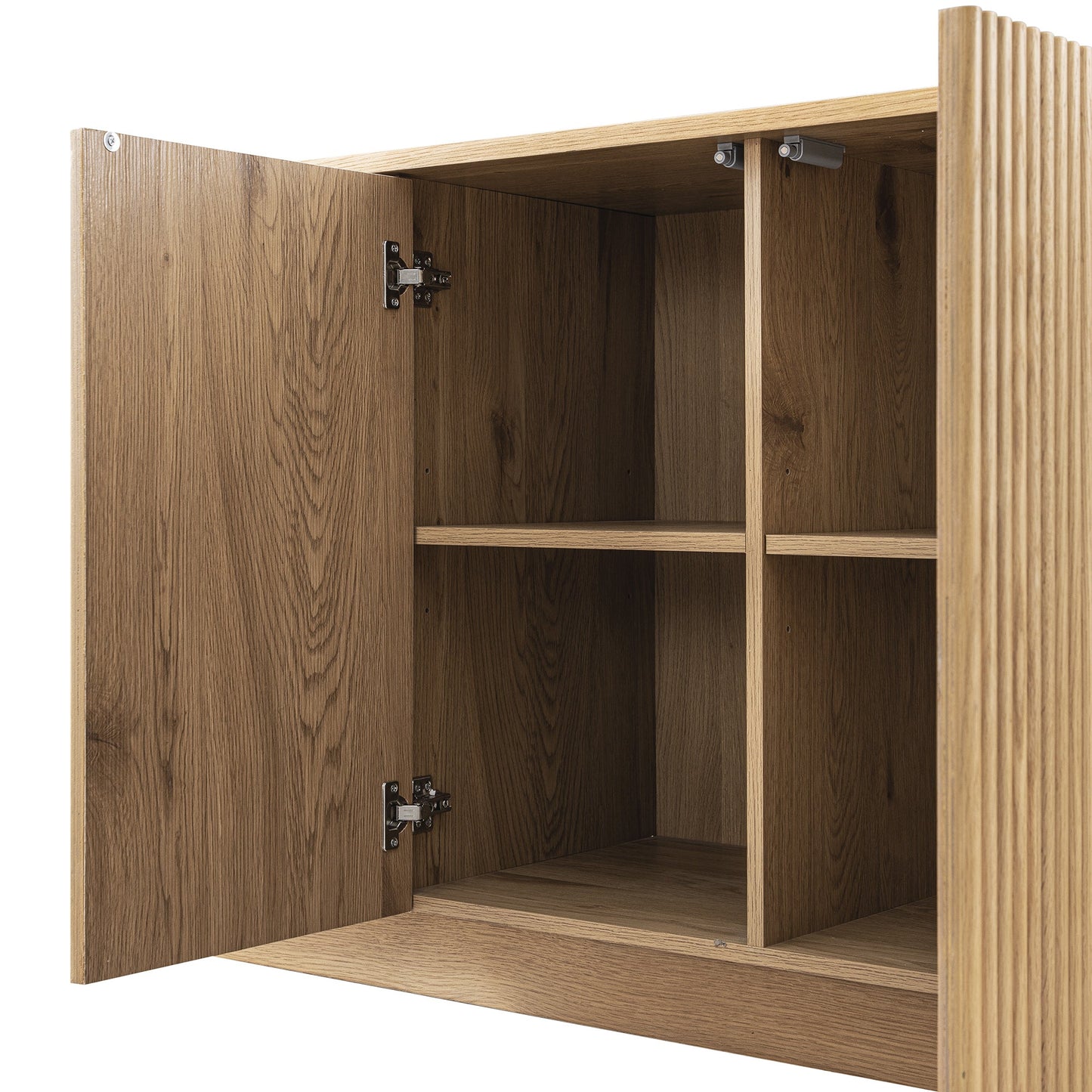 Grand buffet 4 portes Maru, chêne