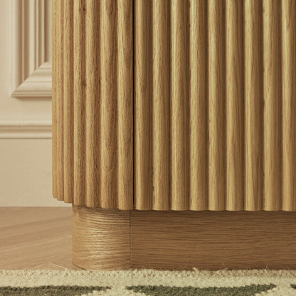 Grand buffet 4 portes Maru, chêne