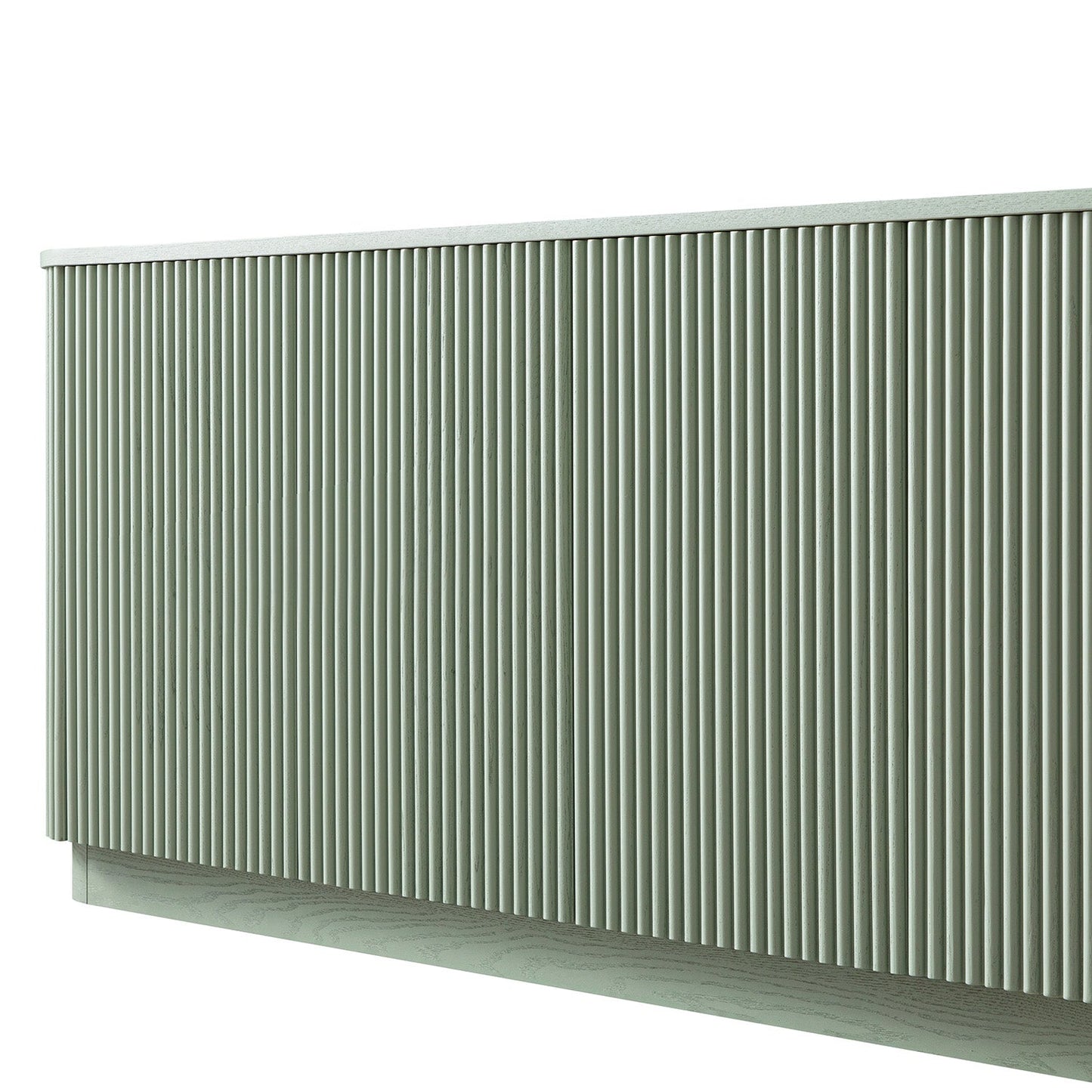 Grand buffet 4 portes Maru, vert sauge