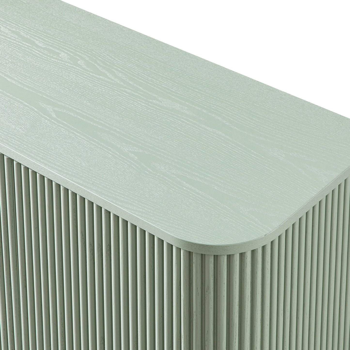 Grand buffet 4 portes Maru, vert sauge