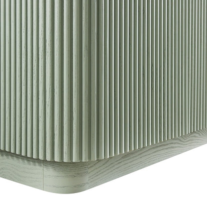 Grand buffet 4 portes Maru, vert sauge