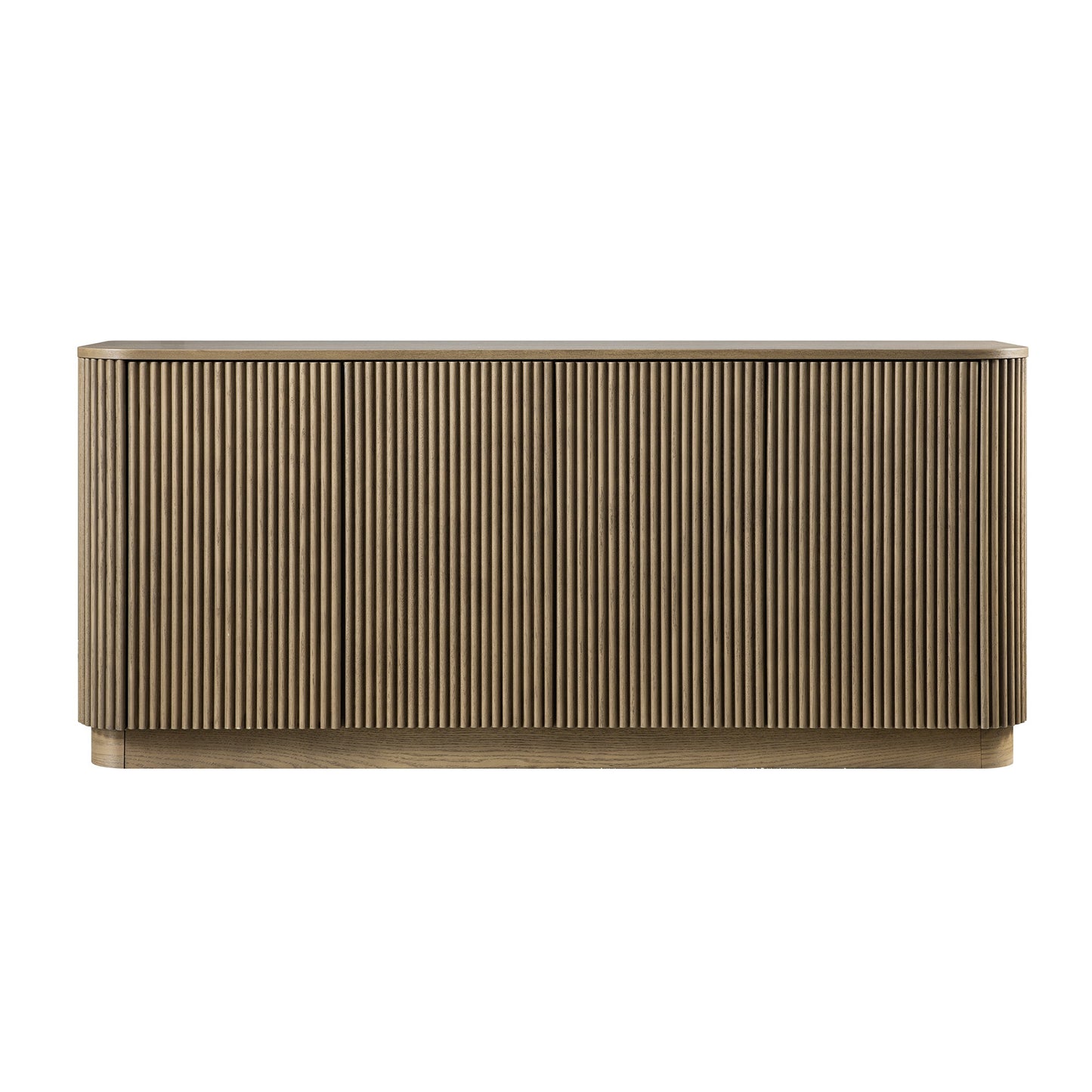 Grand buffet 4 portes Maru, chêne argenté