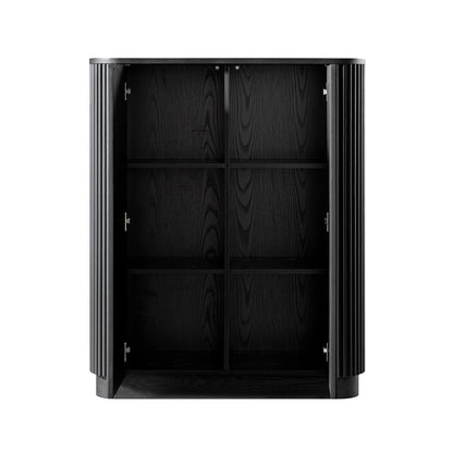 Armoire haute Maru, noire
