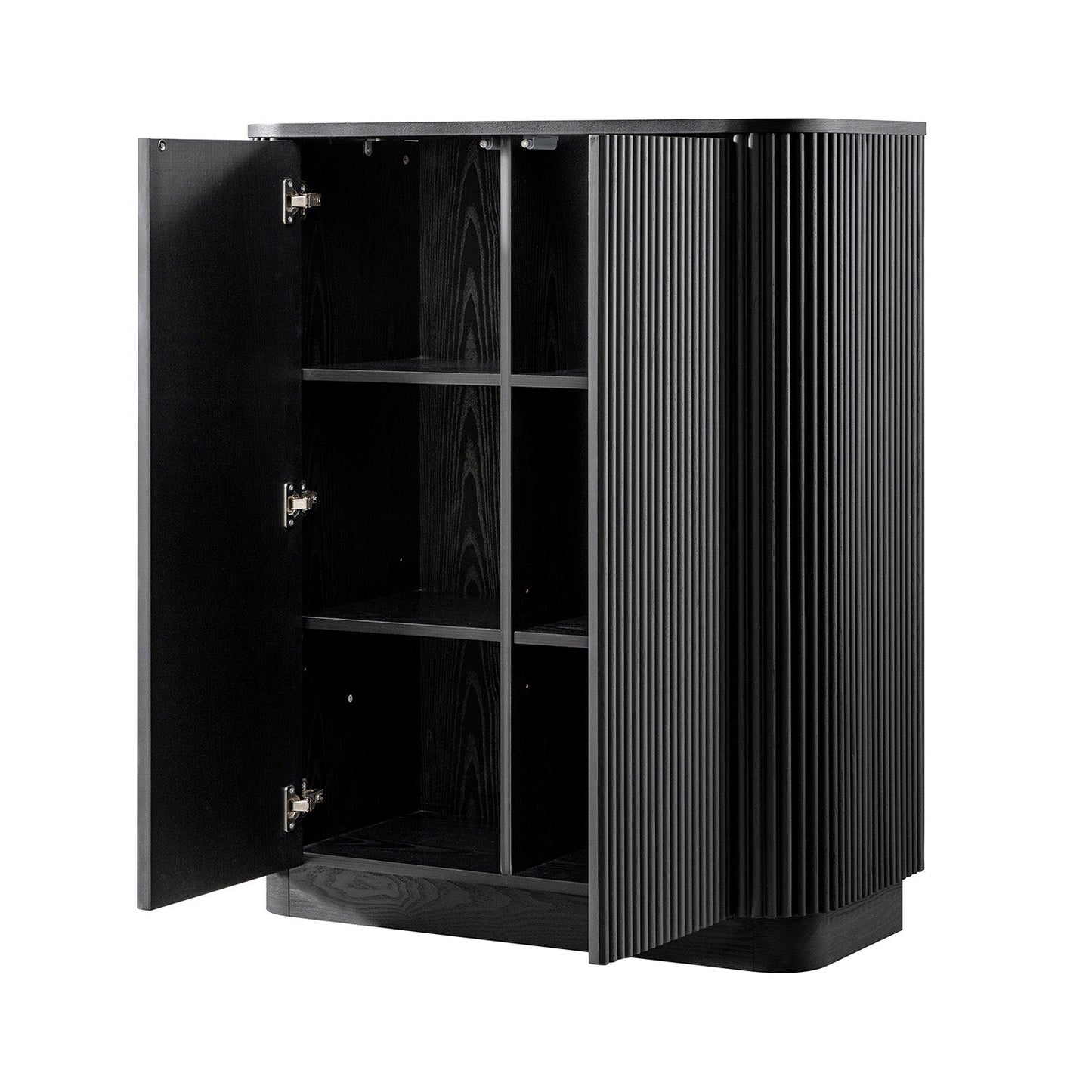 Armoire haute Maru, noire
