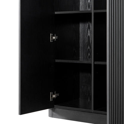 Armoire haute Maru, noire