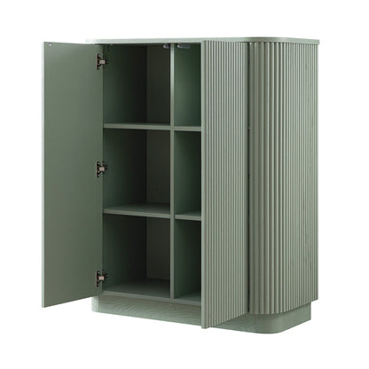 Armoire haute Maru, vert sauge