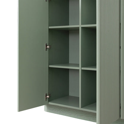 Armoire haute Maru, vert sauge