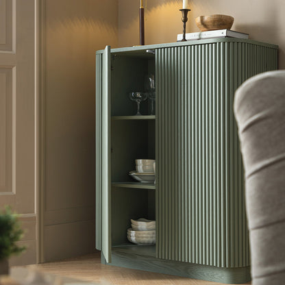 Armoire haute Maru, vert sauge