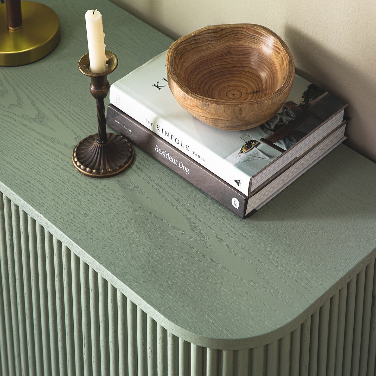 Armoire haute Maru, vert sauge