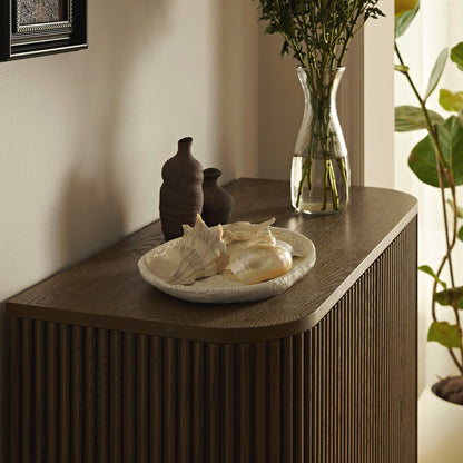 Armoire haute Maru, chêne argenté