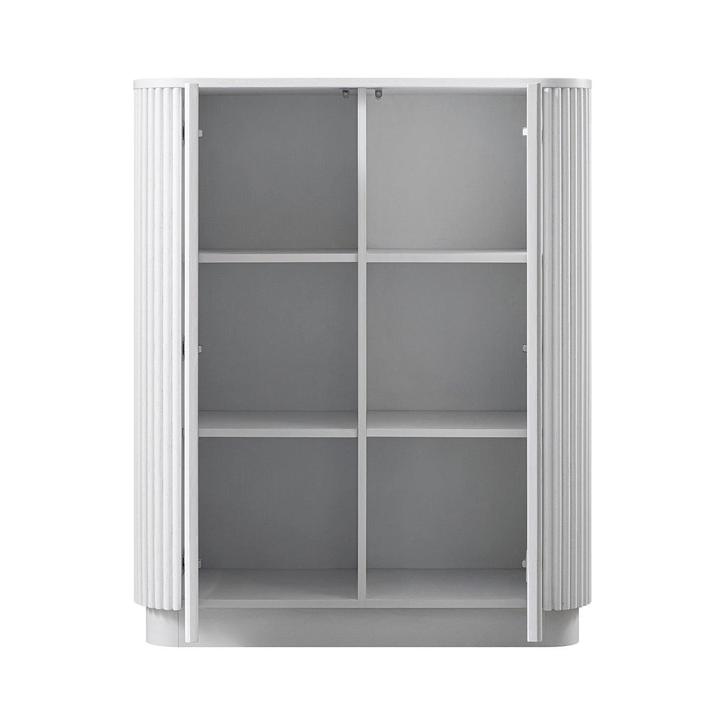 Armoire haute Maru, blanc délavé