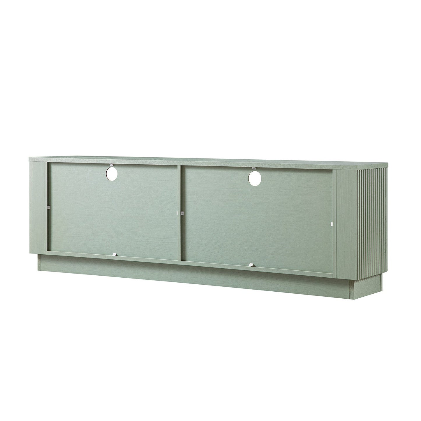 Meuble TV Maru 162 cm avec tiroirs, vert sauge
