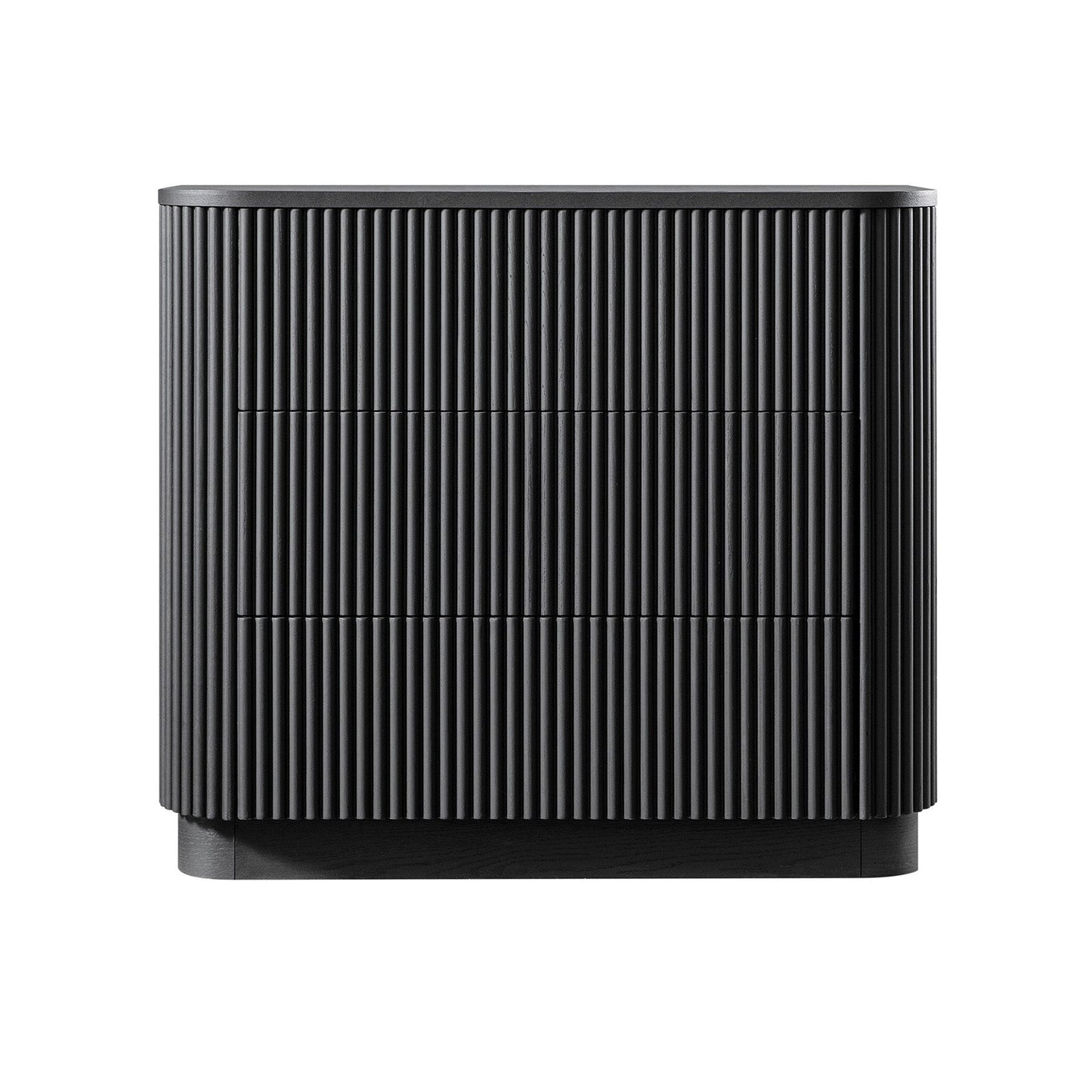 Commode 3 tiroirs Maru, noire