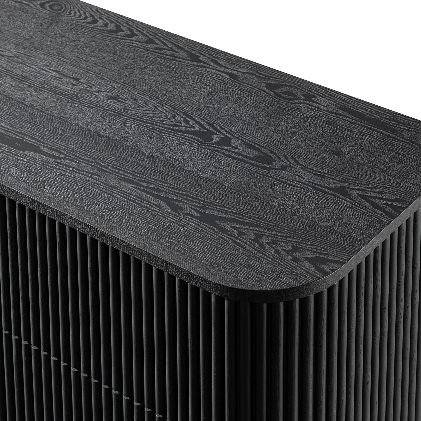 Commode 3 tiroirs Maru, noire