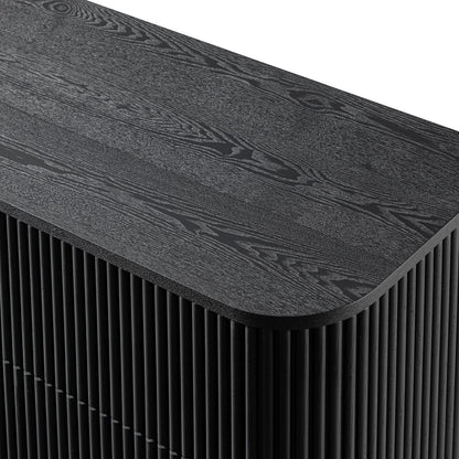 Commode 3 tiroirs Maru, noire