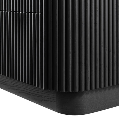 Commode 3 tiroirs Maru, noire