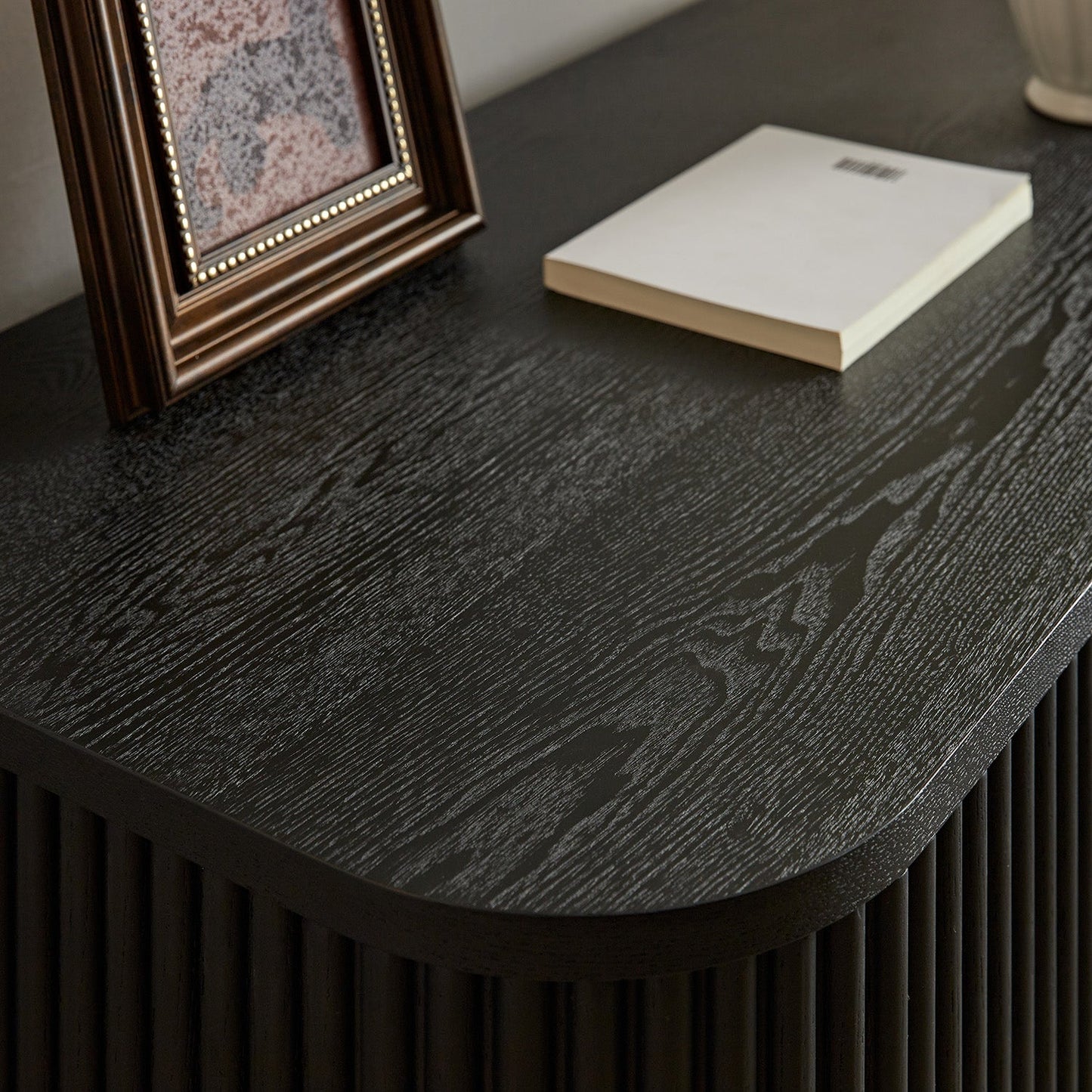 Commode 3 tiroirs Maru, noire