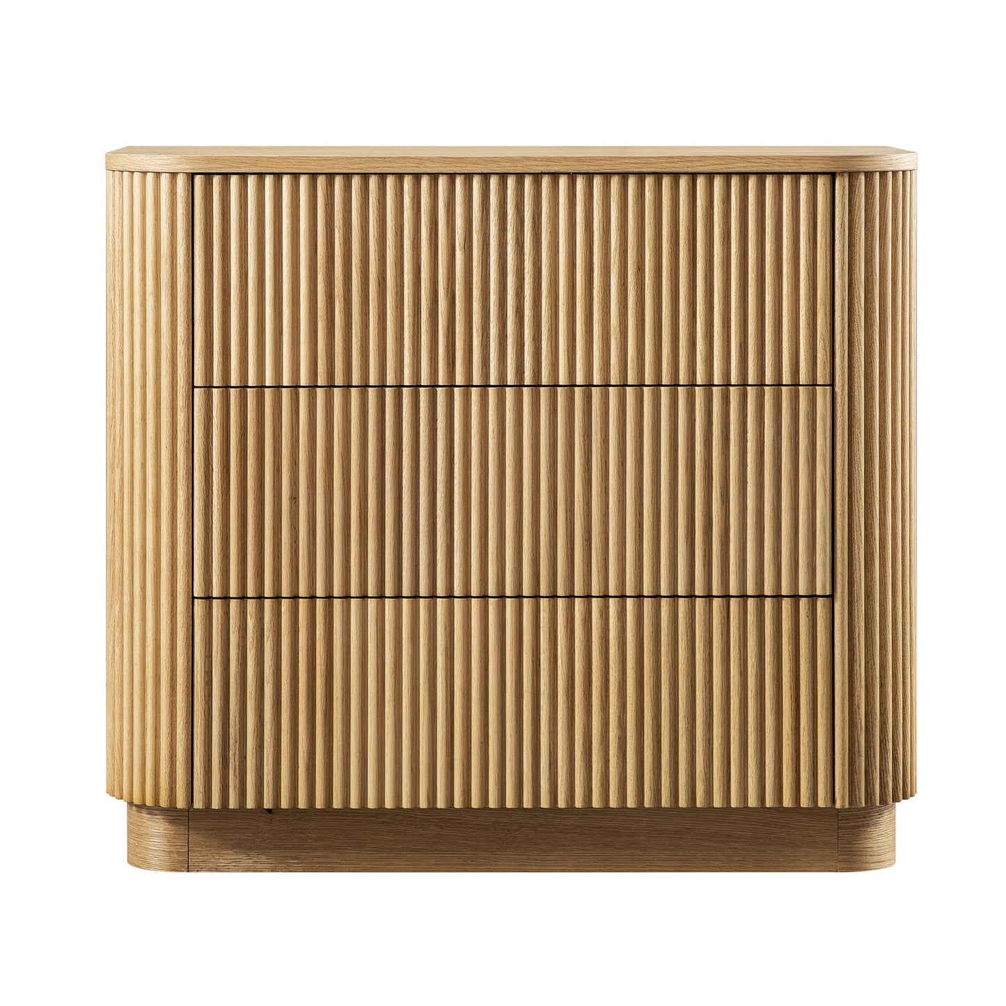 Commode 3 tiroirs Maru, chêne