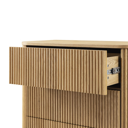 Commode 3 tiroirs Maru, chêne