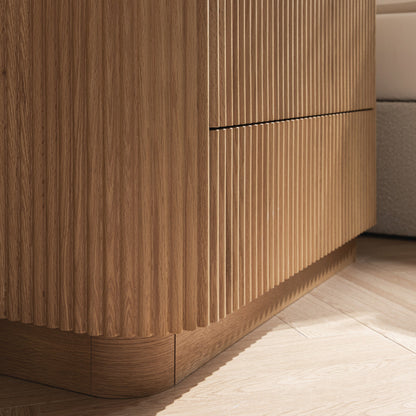 Commode 3 tiroirs Maru, chêne