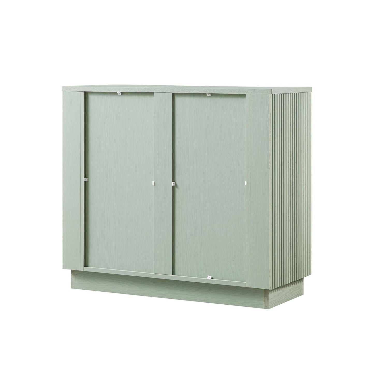 Commode 3 tiroirs Maru, vert sauge