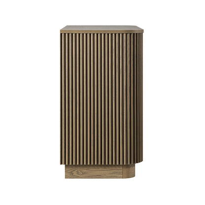 Commode 3 tiroirs Maru, chêne argenté