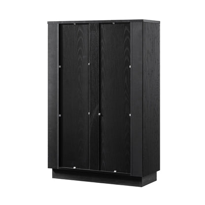 Commode 5 tiroirs Maru, noire