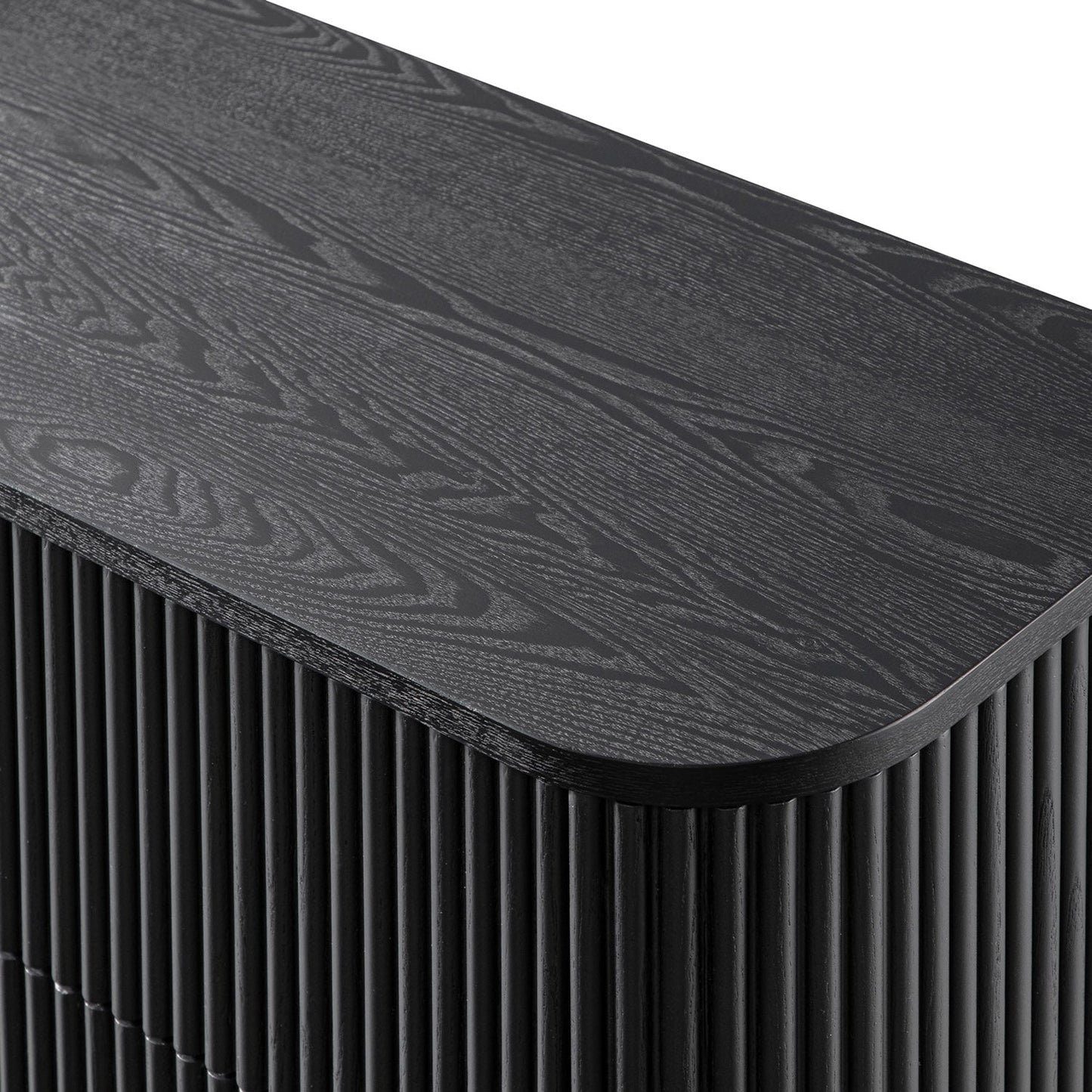 Commode 5 tiroirs Maru, noire