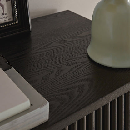 Commode 5 tiroirs Maru, noire