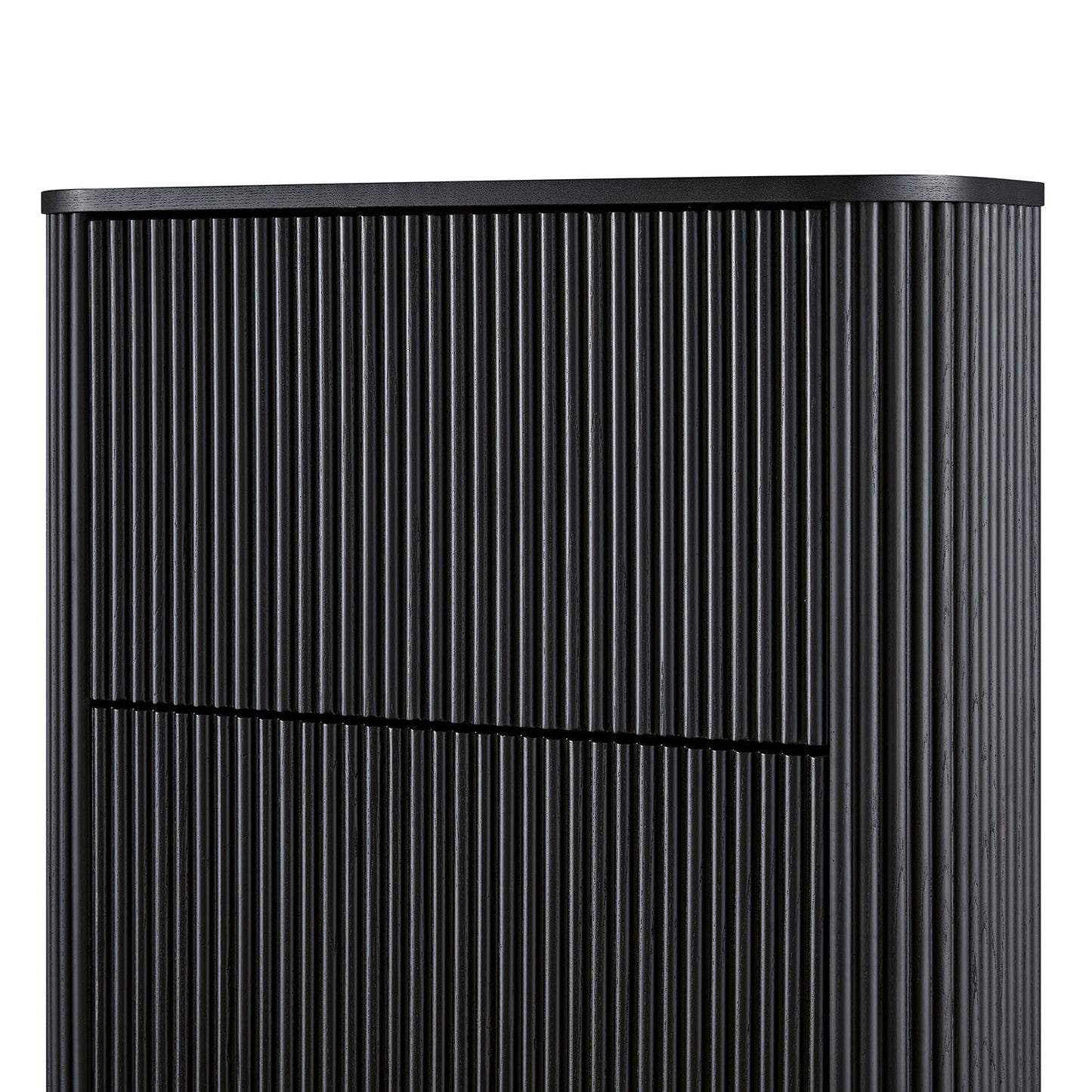 Meuble de rangement à chaussures Maru 3 portes, noir