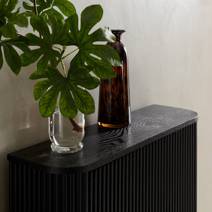 Meuble de rangement à chaussures Maru 3 portes, noir