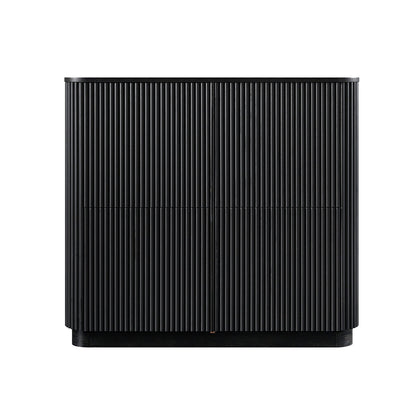 Armoire à chaussures Maru 4 portes, noire