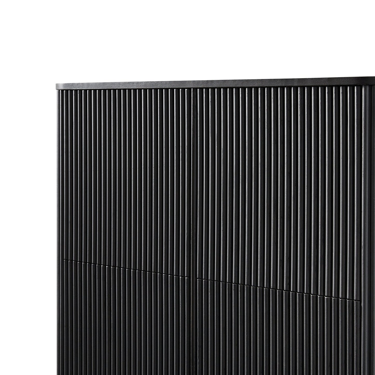 Armoire à chaussures Maru 4 portes, noire