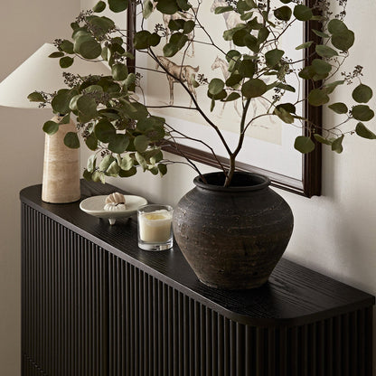 Armoire à chaussures Maru 4 portes, noire