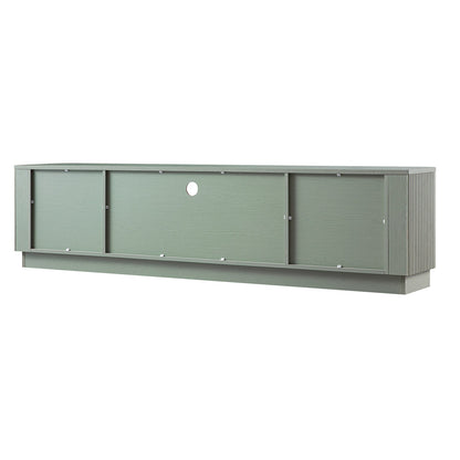 Meuble TV Maru 200 cm de large avec tiroirs, vert sauge