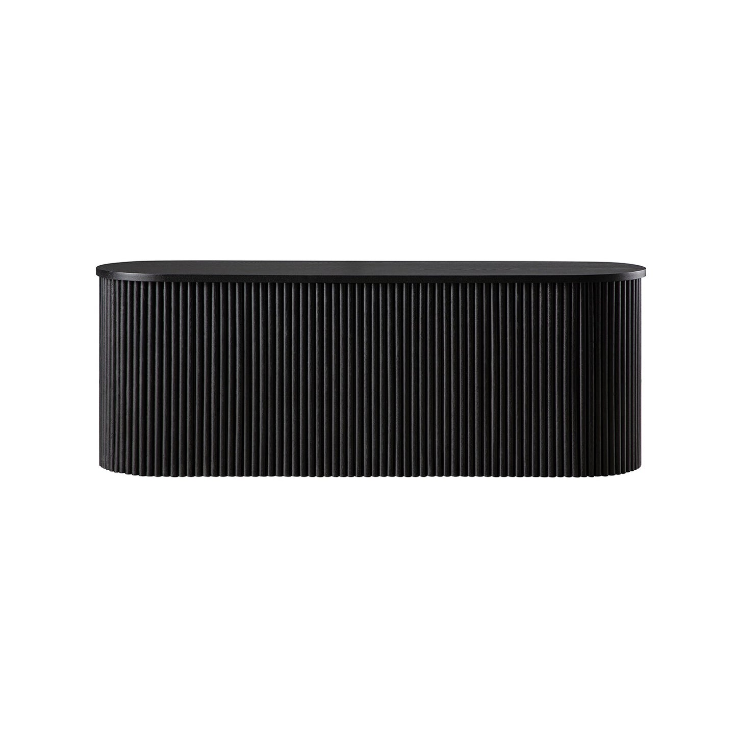 Banc ottoman de rangement Maru, noir