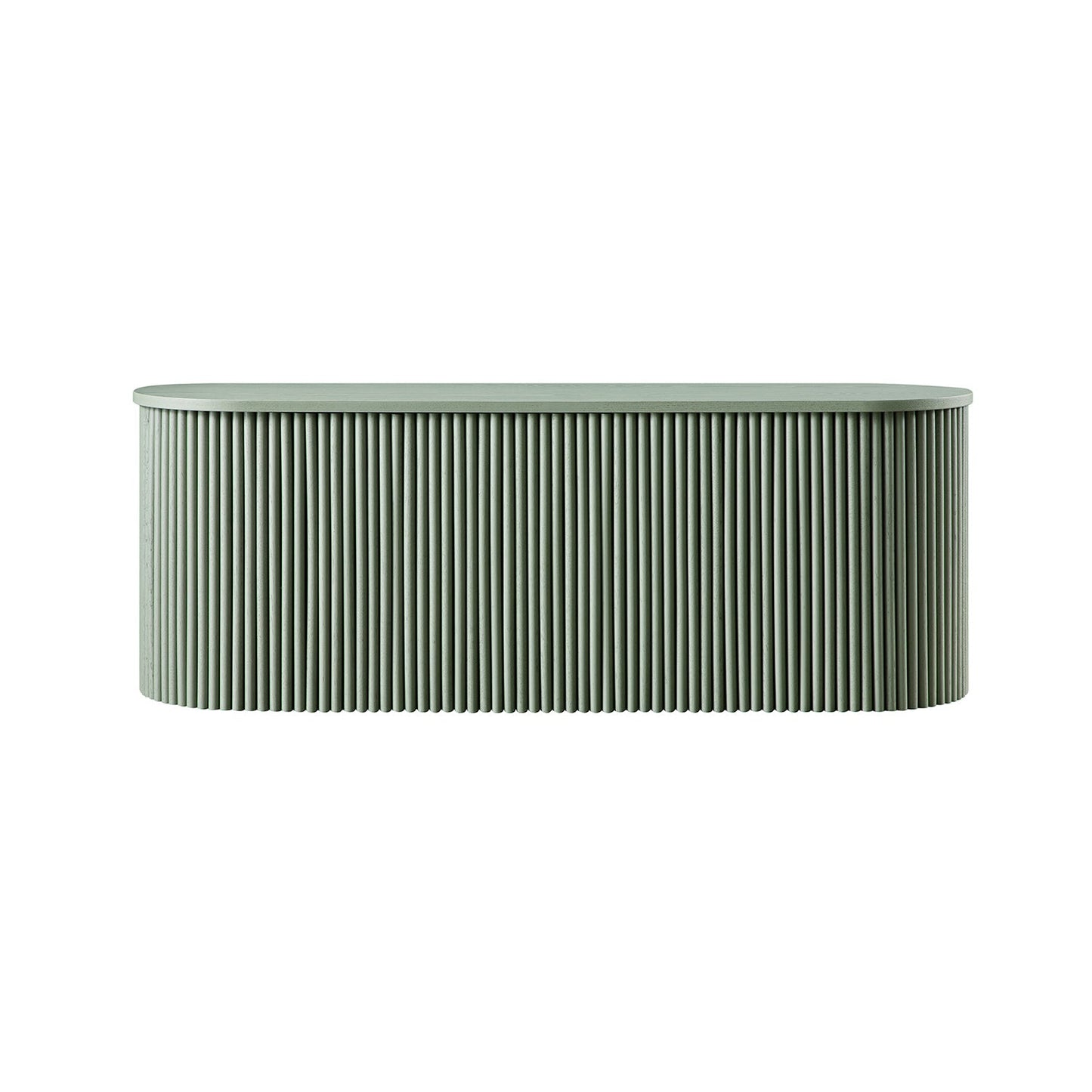 Banc ottoman de rangement Maru, vert sauge