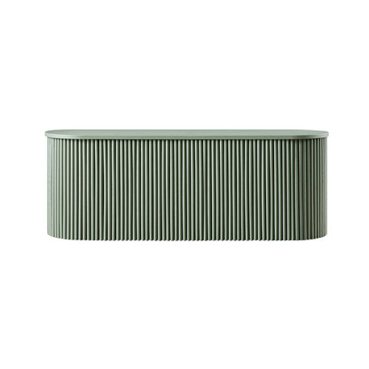 Banc ottoman de rangement Maru, vert sauge