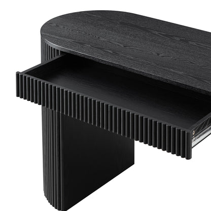 Bureau Maru à 1 tiroir, noir