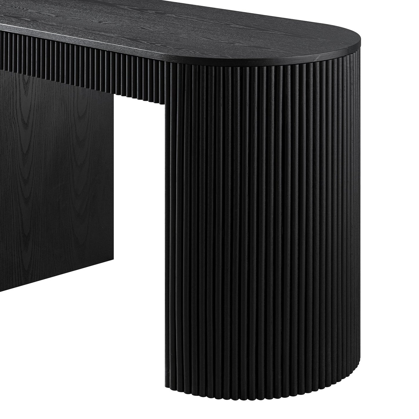 Bureau Maru à 1 tiroir, noir