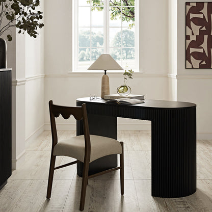 Bureau Maru à 1 tiroir, noir