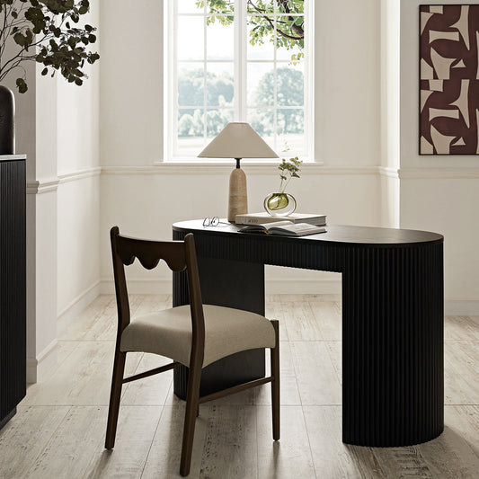 Bureau Maru à 1 tiroir, noir