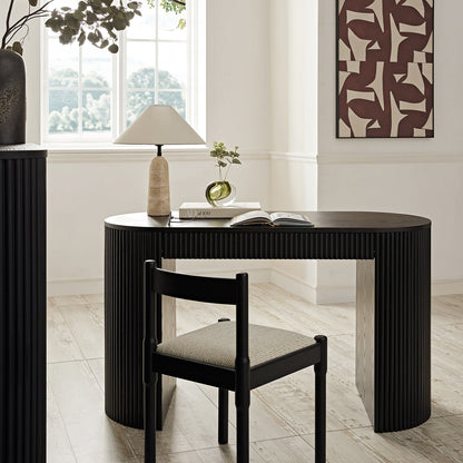 Bureau Maru à 1 tiroir, noir